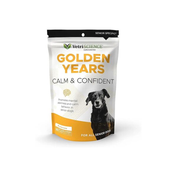 Confusion and Anxiety Relief for Senior Dogs with Calm and Confident Chews