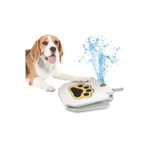 Constant Stream Dog Drinking Water Fountain with Multicolor Design and Easy Installation