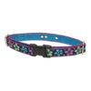 Containment Collar Strap for Medium to Large Dogs with Navy Floral Pattern