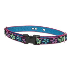 Containment Collar Strap for Medium to Large Dogs with Navy Floral Pattern