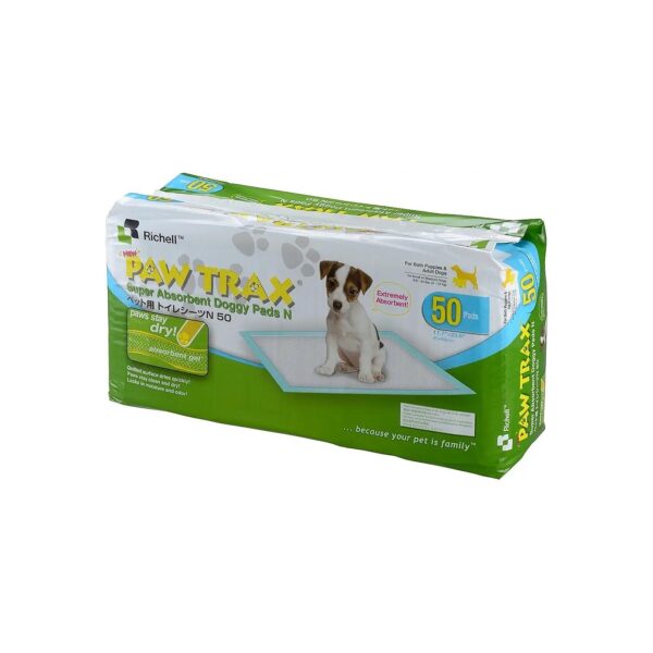 Convenient 50 Pack of Multi-Layer Puppy Potty Pads for Easy Training