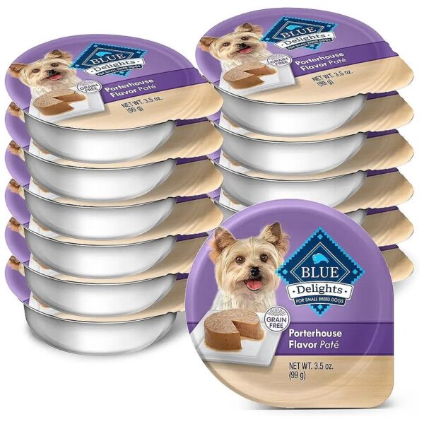 Convenient Small Breed Wet Dog Food, 5-Ounce Pate Style Cups