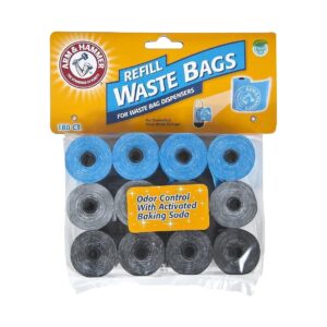 Convenient and Odor-Free Waste Bag Refills for Pet Waste Disposal