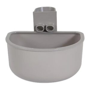 Convenient and Space-Saving Kennel Bowl for Pets with Limited Space