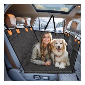 Convertible Dog Car Seat Cover, Soft and Comfortable for Pets with Storage Compartments