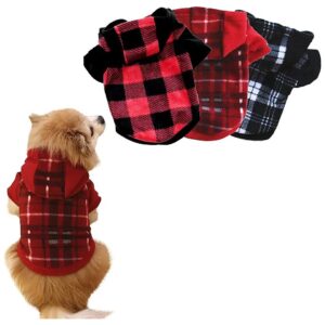 Cool Plaid Dog Sweater for Small Breed Dogs Cats XL Winter Knitwear