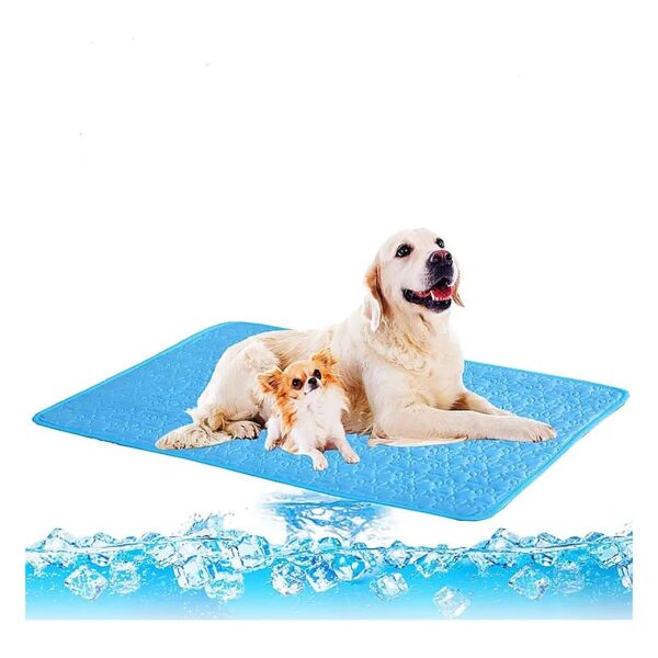 Cool Touch Soft Velvet Dog Cooling Mat For Pet Bedding And Sleeping Comfort