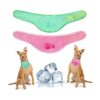 Cooling Bandanas for Dogs Adjustable Neck Girth and Breathable Fabric