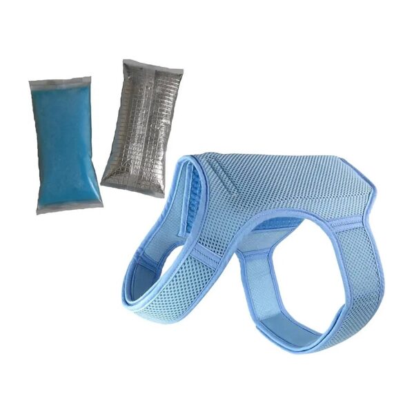 Cooling Dog Vest for Small Breeds with Ice Packs