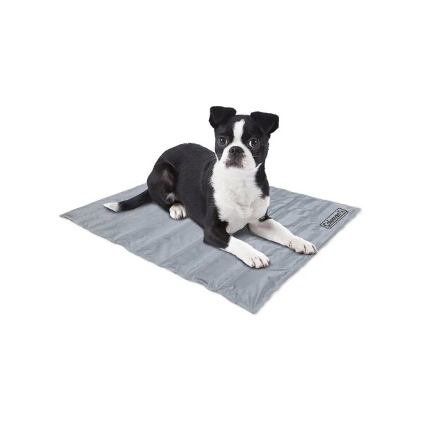 Cooling Gel Pet Mat 12x16 Silver for Small Dogs Comfort