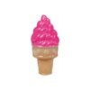 Cooling Ice Cream Cone Toy with Water Filling and Fruit Scent Pink