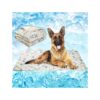 Cooling Mat for Small Dogs Cats Durable Portable Hand Washable Cooling Fabric