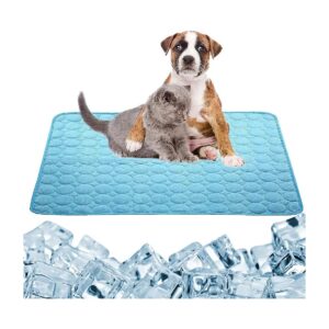 Cooling Pet Bed for Dogs Cats Kennel Pad Breathable Self Cooling Blanket