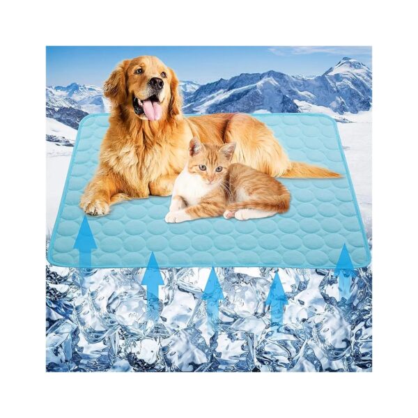 Cooling Pet Solutions, Large Size Cooling Bed Mats for Medium-Large Pets