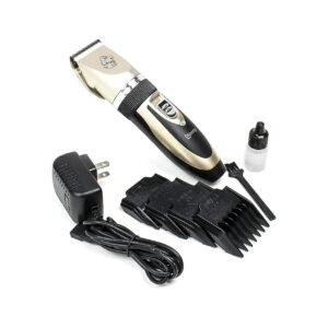 Cordless Pet Clippers with Rechargeable Battery and 4 Adjustable Combs for Perfect Trims