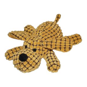 Corduroy Patchwork Squeak Wags Toy for Dogs with Multiple Squeakers and Textured Fabric