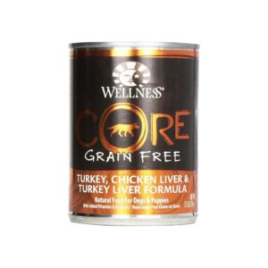 Core Turkey and Chicken Liver Formula Dog Food 5 oz Large Size