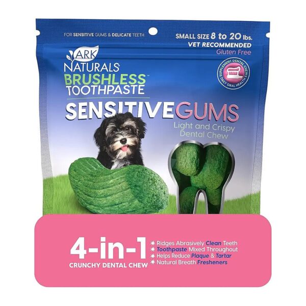 Corn Soy Wheat Free Brushless Toothpaste for Small Breed Dogs with Sensitive Gums