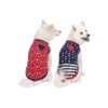 Cotton Blend Dog T Shirts Patriotic Spirit USA Flag Stars Stripes 2-Pack