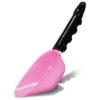 Cotton Candy Pink Food and Water Scoop for Pets with Soft Grip Handle