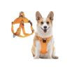 Cotton Orange Dog Harness for Small Medium Large Dogs with Medium Size