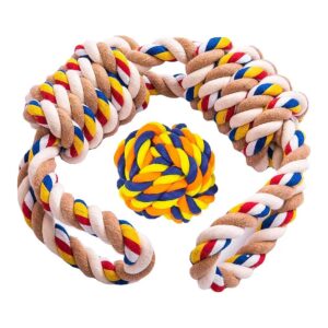 Cotton Rope Balls for Dog Teething and Tooth Cleaning