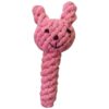 Cotton Rope Carrot and Rabbit Bunny Easter Toy for Teeth Cleaning and Fun