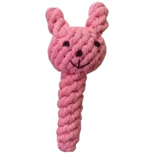 Cotton Rope Carrot and Rabbit Bunny Easter Toy for Teeth Cleaning and Fun