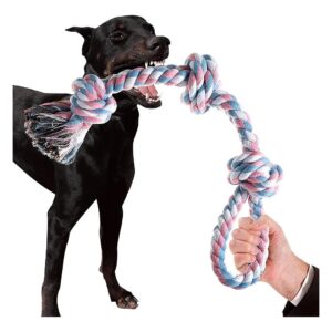 Cotton Rope Dog Chew Toys for Small and Large Breed Dogs with Aggressive Chewers