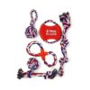 Cotton Rope Toy Set for Aggressive Chewers, 6 Pack, Medium to Large Dogs