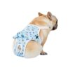 Cotton Sanitary Dog Diaper Pants for Girl Puppies with Adjustable Suspender Strap