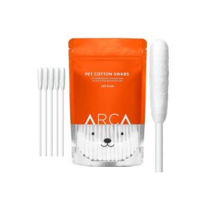 Cotton Swabs for Pet Care, Long Cotton Swabs for Dog Ear Cleaning, Soft Absorbent Heads