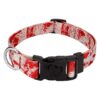 Country Brook Petz Blood Spatter Dog Collar for Halloween Collection