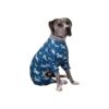 Cow Moon Star Print Pitbull Pajamas Large Full Coverage Lightweight Dog Jumpsuit Onesie