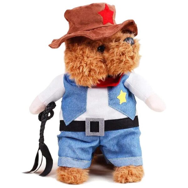 Cowboy Jacket and Hat Costume for Small Dogs and Cats XL