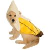 Cozy Banana Dog Costume for Large Pets with Adjustable Sizes