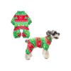 Cozy Christmas Dog Pajamas for Small and Medium Dogs with Polar Fleece