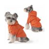 Cozy Christmas Dog Sweaters with Leash Hole for Small Medium Large Dogs Hooded Coats