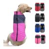 Cozy Dog Winter Vest with Fleece Lining and Reflective Design for Small Medium Large Dogs