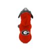 Cozy Georgia Bulldogs Polar Fleece Hooded Dog Jacket With Machine Washable Design