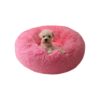 Cozy Pet Bed for Cats and Small Dogs with High-Loft Polyester Filling and Plush Faux Fur