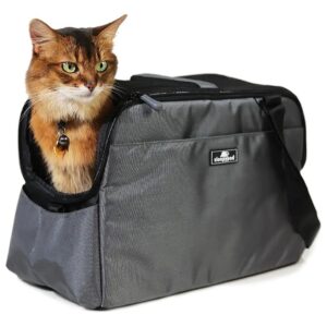 Cozy Pet Travel Carrier with Air Flow and Easy Access for Cats and Dogs