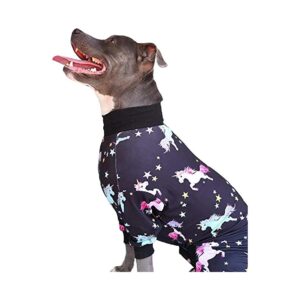 Cozy Pit Bull Pajamas for Medium Dogs with 18-Inch Neck