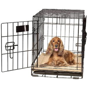 Cozy Self-Warming Crate Pad for Medium-Sized Dogs with Soft Microfleece Top