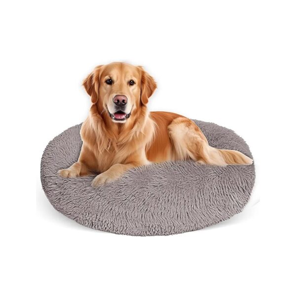 Cozy Soft Plush Dog Bed for Small Medium Large Dogs with Self-Warming Feature