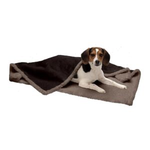 Cozy Water-Resistant Pet Blanket, Soft Edges, Reflects Body