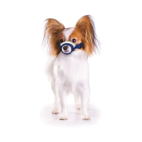 Cozy X-Small Blue Dog Muzzle with Snug Fit for Safe Transport