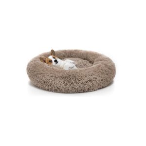 Cozy and Comfortable Orthopedic Dog Bed with Faux Fur for Small Breeds