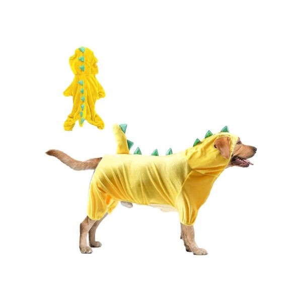 Cozy and Fun Dinosaur Dog Costume for Small Breed Dogs Like Chihuahua and Maltese