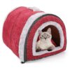 Cozy and Warm Pet Dog Bed for Small Dogs and Kittens with Non-Slip Bottom